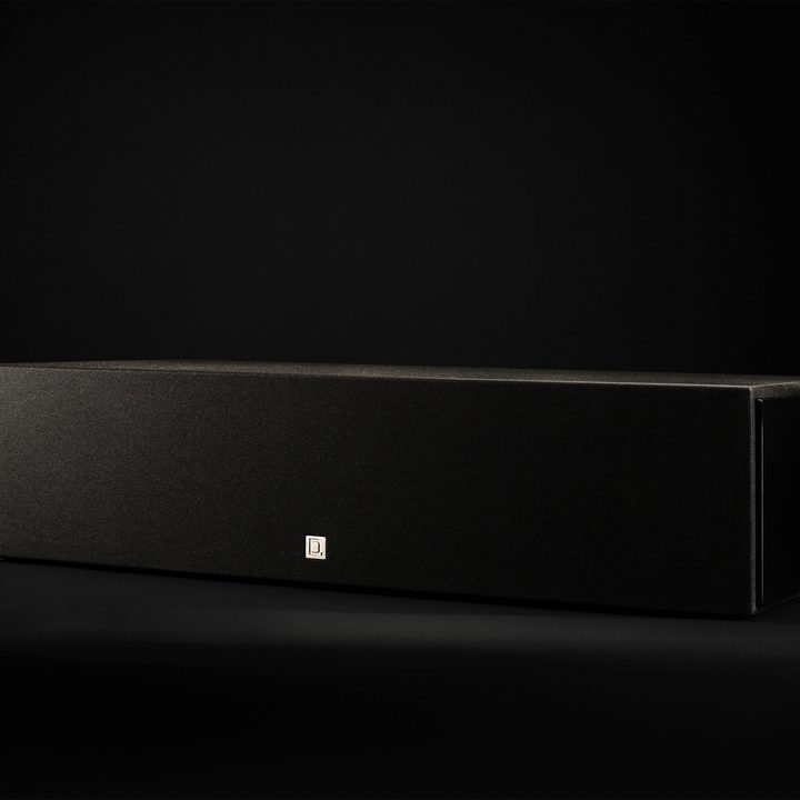 The Definitive Technology Dymension Series DM30 center speaker.