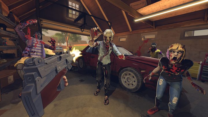 Zombieland Headshot Fever Reloaded gameplay on PSVR2.