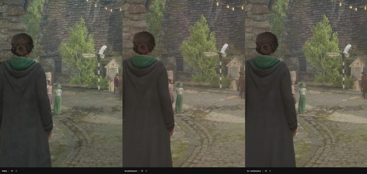 Nvidia NIS And FSR 1 in Hogwarts Legacy.