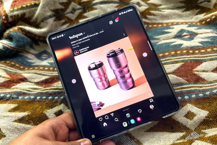 Instagram app on mobile