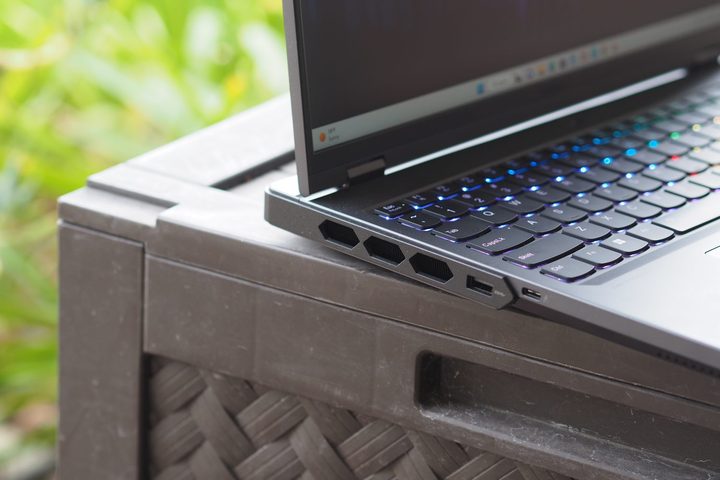 Lenovo Legion Pro 7i side view showing vents.