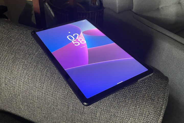 The Lenovo Tab M10 Plus (Gen 3) tablet.