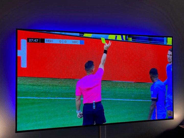 A picture of a TV doesn't do the stream from MLS Season Pass justice.