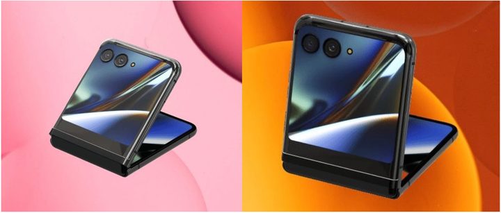 Leaked render of a new Motorola Razr phone