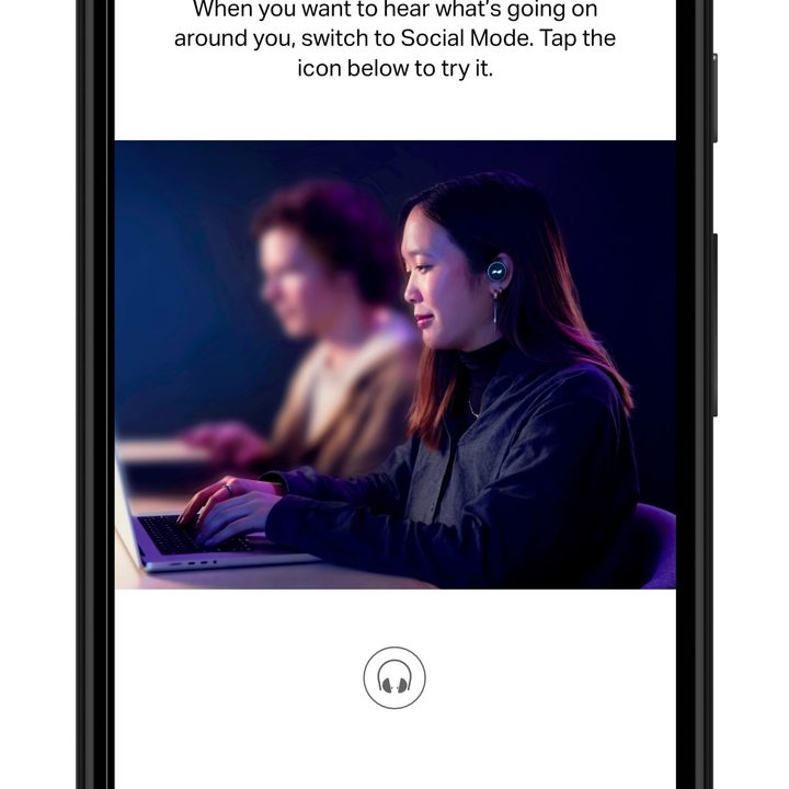 Nura app for Android.