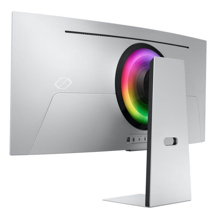 samsung first qd oled gaming monitor g8 odyssey back