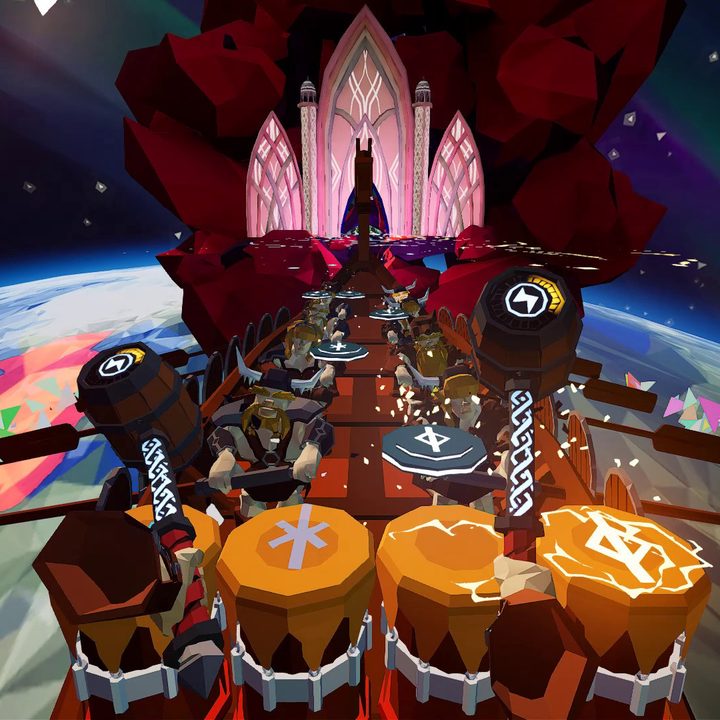 A ship full of drums appears in Ragnarock.