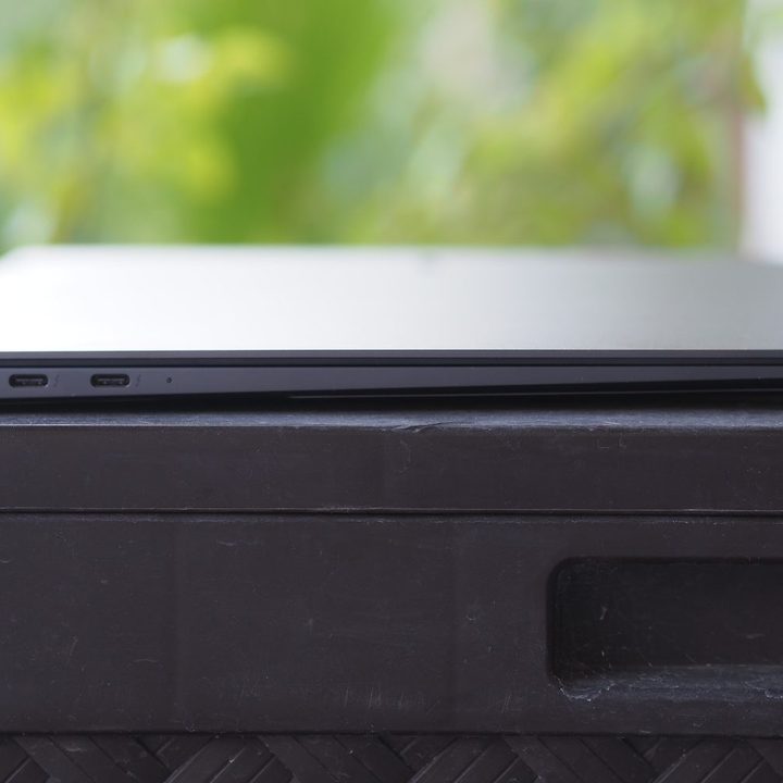 Samsung Galaxy Book3 Pro 360 left side showing ports.