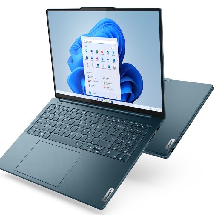 A press photo showing the front and inside of the Slim Pro 9i.