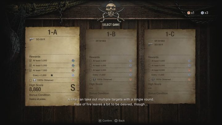 Three shooting range scoreboards.