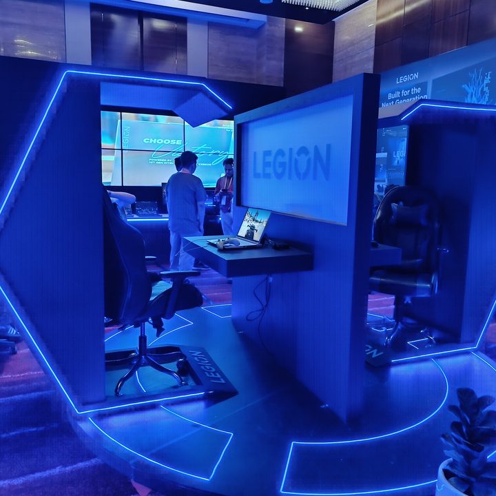 Lenovo Legion gaming station captured by Redmi Note 12 Pro Plus.