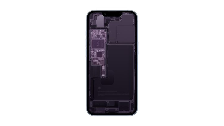 iPhone 14 Pro Schematic wallpaper by BasicAppleGuy mockup