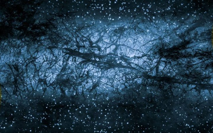 artists depiction of dark matter