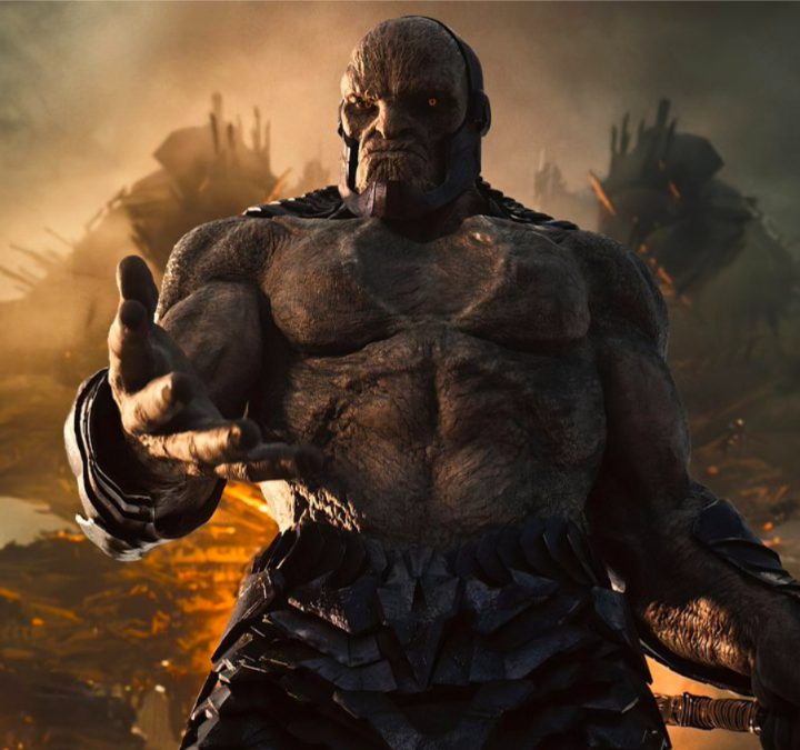 Darkseid stands over foe in Justice League.