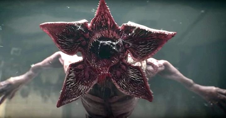 The demogorgon in Stranger Things.