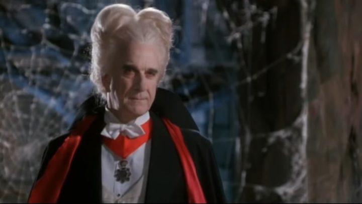 Count Dracula in "Dracula: Dead and Loving It."