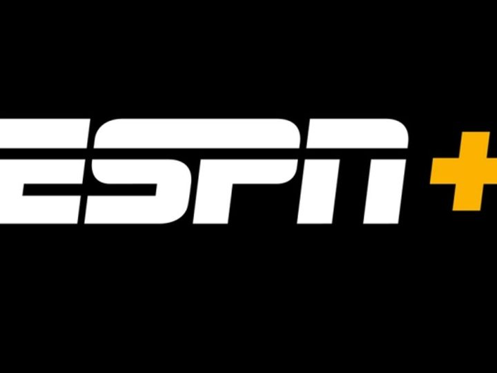 ESPN Plus on black background.
