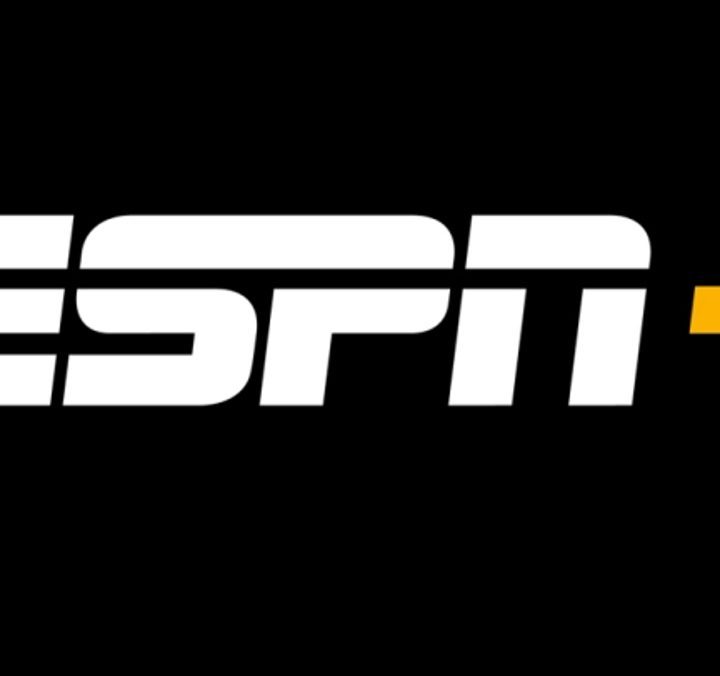 ESPN Plus on black background.