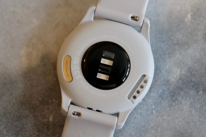 The back of the Garmin Vivomove Trend.