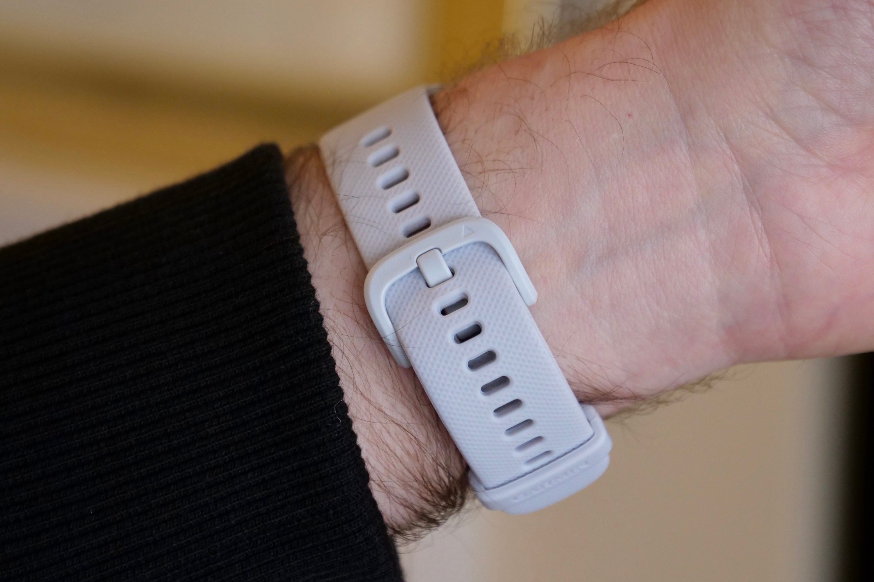 The Garmin Vivomove Trend's strap.