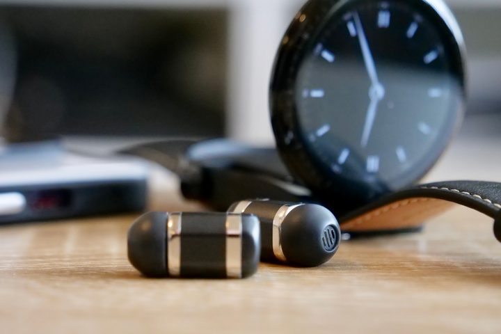 The Huawei Watch Buds's earbuds.