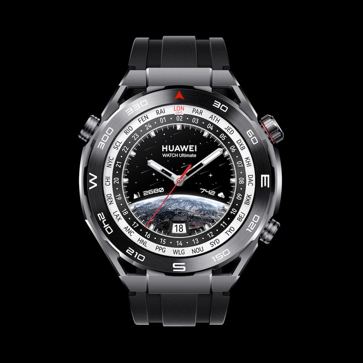 The Huawei Watch Ultimate in Expedition Black.