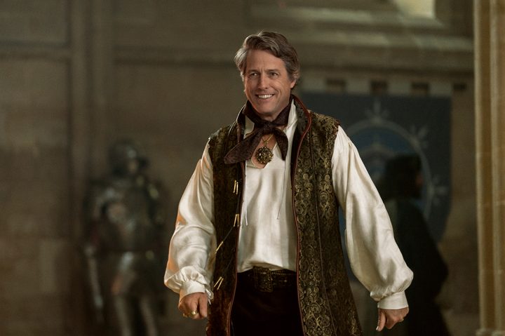 Hugh Grant smiles as Forge in Dungeons & Dragons: Honor Among Thieves.