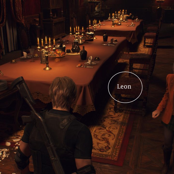 Where Leon should sit