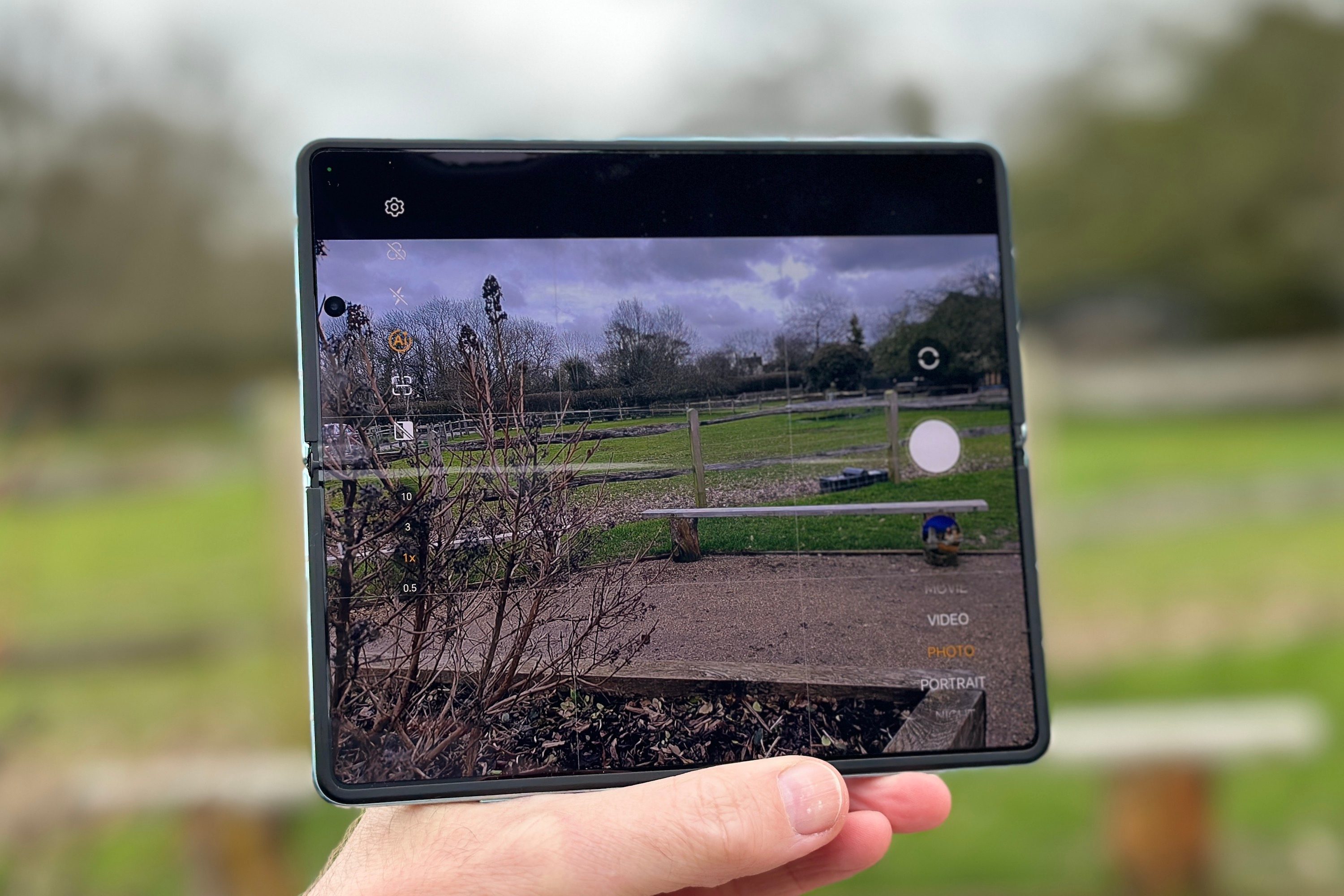 The Honor Magic Vs's camera app.