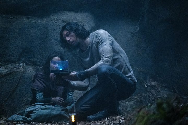 Mills shows a futuristic scanner to Koa in 65.