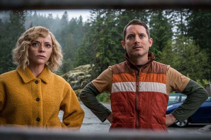 Misty and Walter stand outside together in Yellowjackets Season 2.