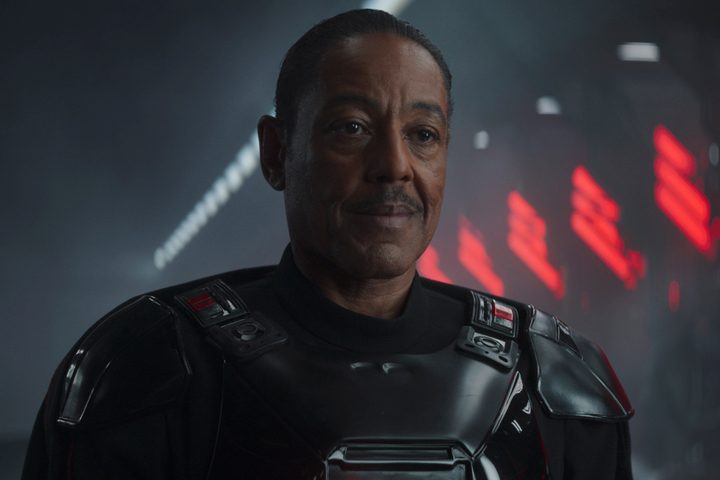 Moff Gideon stands in an Imperial corridor in The Mandalorian season 2.