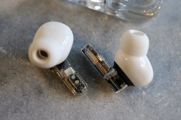 The Nothing Ear 2 earbuds.