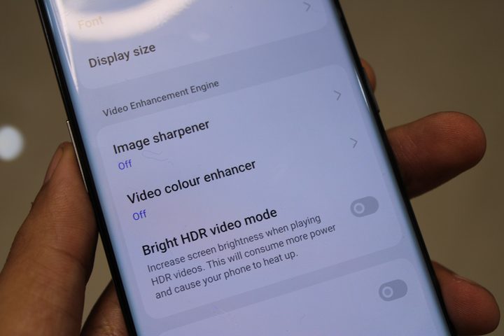 OnePlus 11R settings.