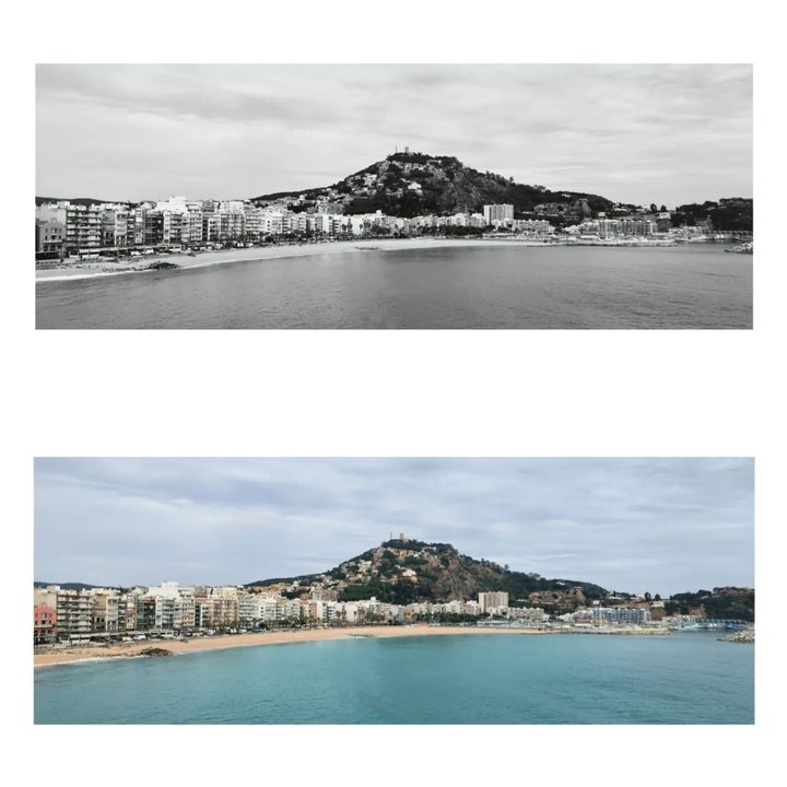 Beachside in Costa Brava, Spain.
