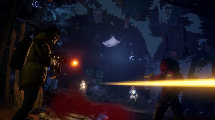 A squad attacks cultists in Redfall.