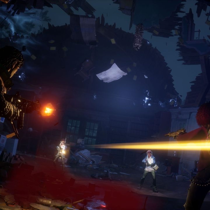 A squad attacks cultists in Redfall.