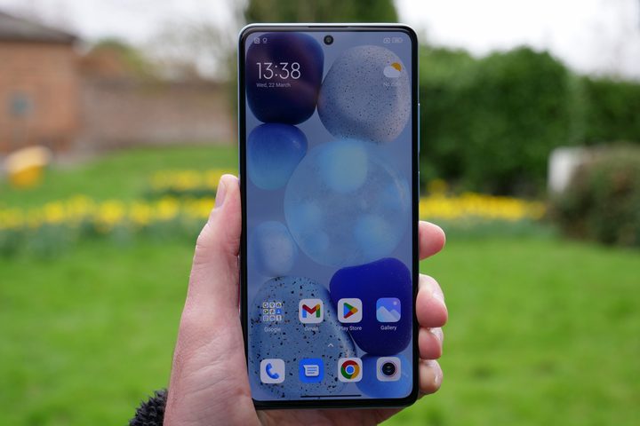 The Redmi Note 12 Pro+'s screen.