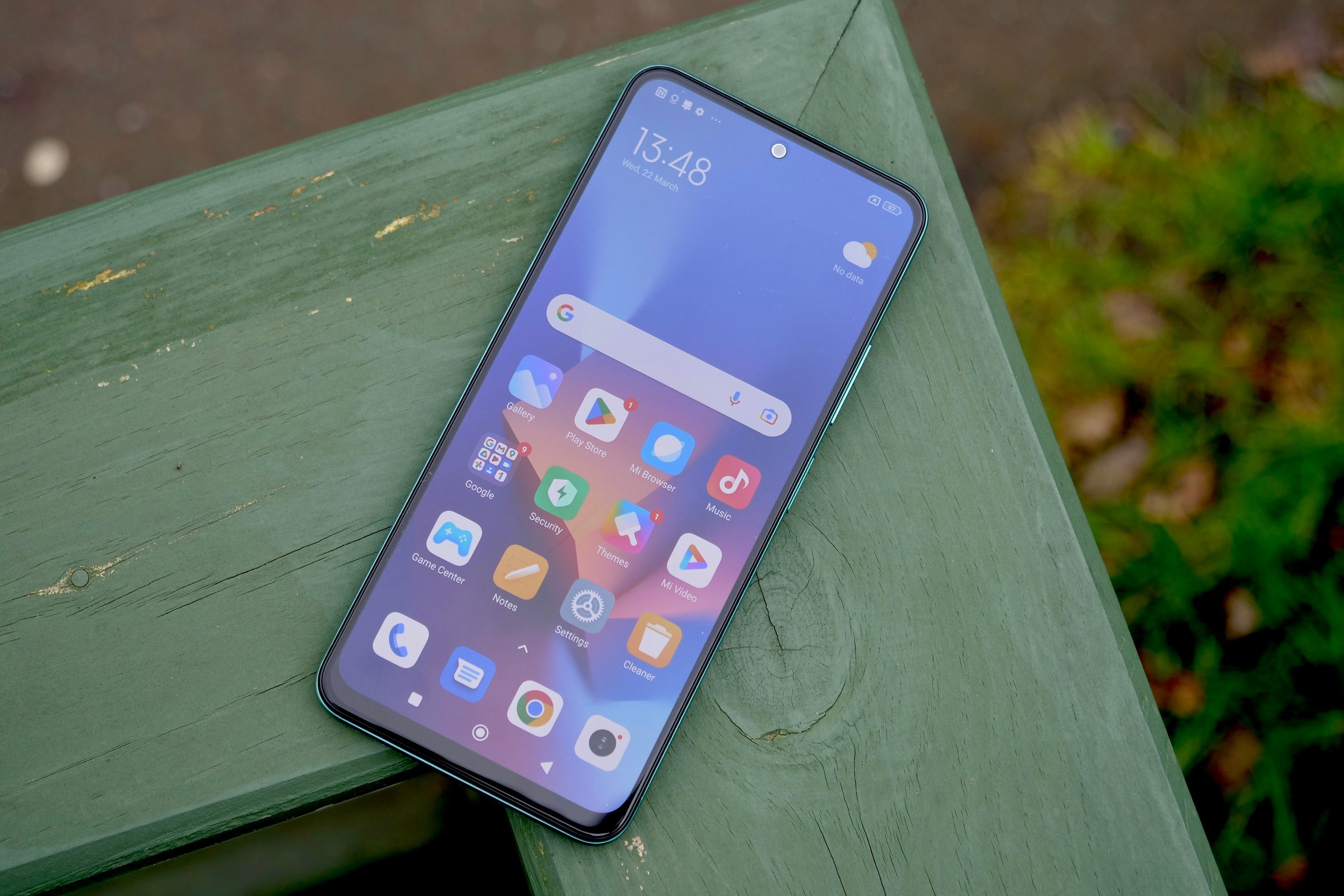 The Redmi Note 12's screen.
