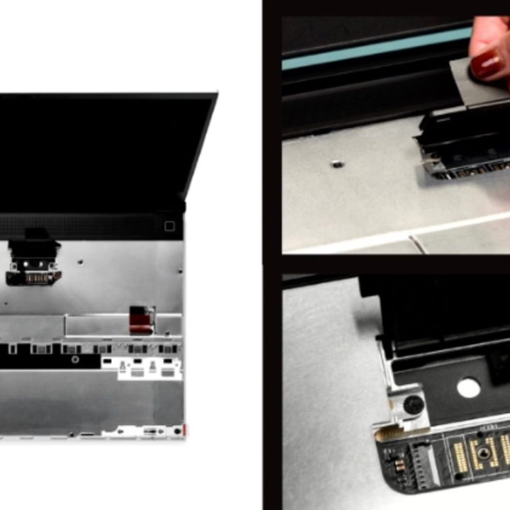 The internals of the Framework Laptop 16.