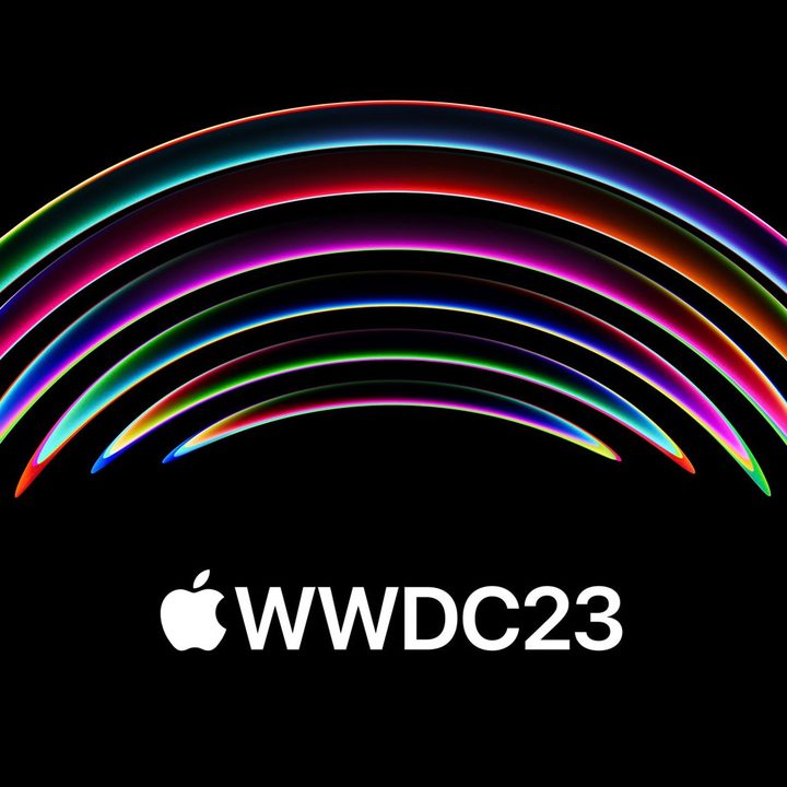 The marketing graphic for WWDC 2023.