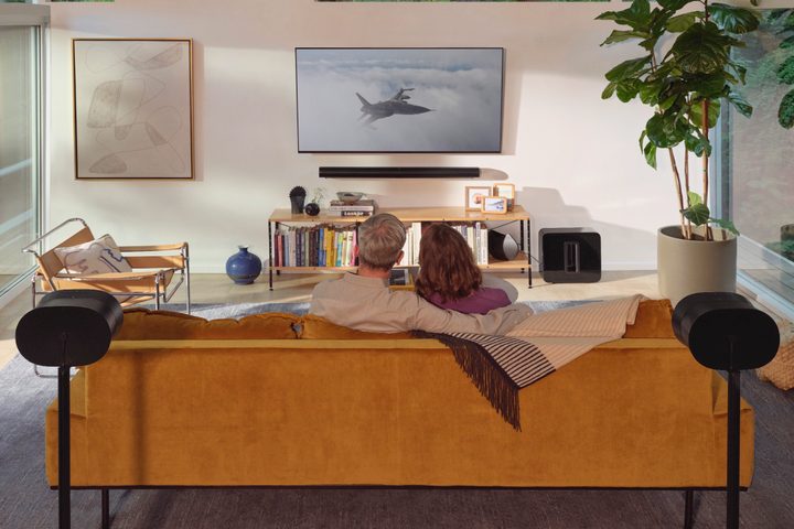 Sonos Era 300 used as rear surrounds in a Sonos home theater.