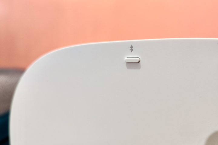 Sonos Era 300 close-up of Bluetooth button.