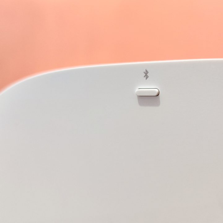 Sonos Era 300 close-up of Bluetooth button.