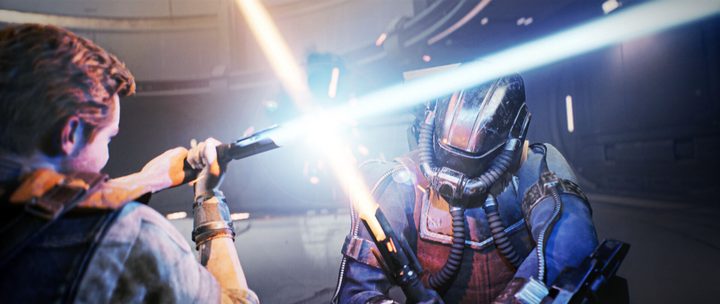Cal fights and enemy in Star Wars Jedi: Survivor.