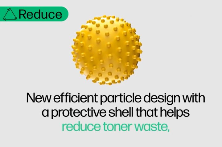 HP's visualization of a Terrajet particle shell.