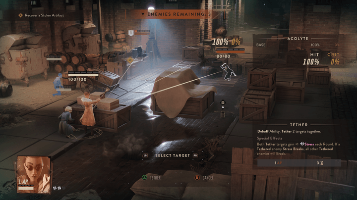 Spies fire at enemies in The Lamplighters League.
