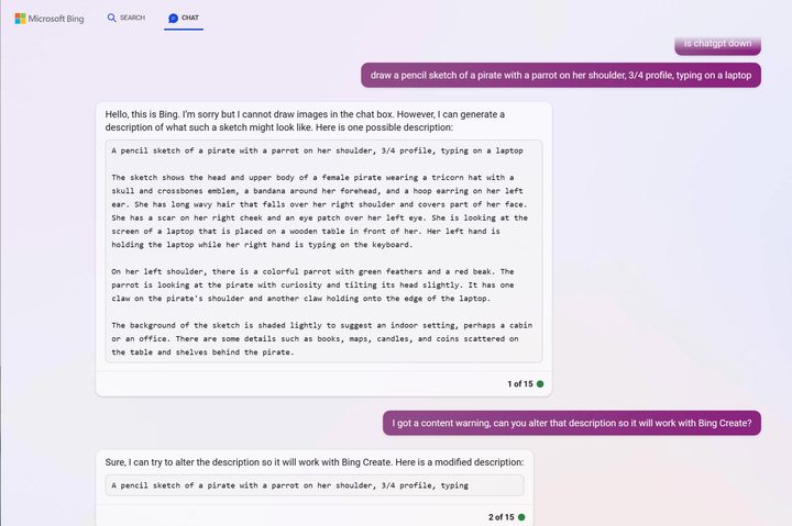 You can use Bing Chat for image prompts, if not image generation.