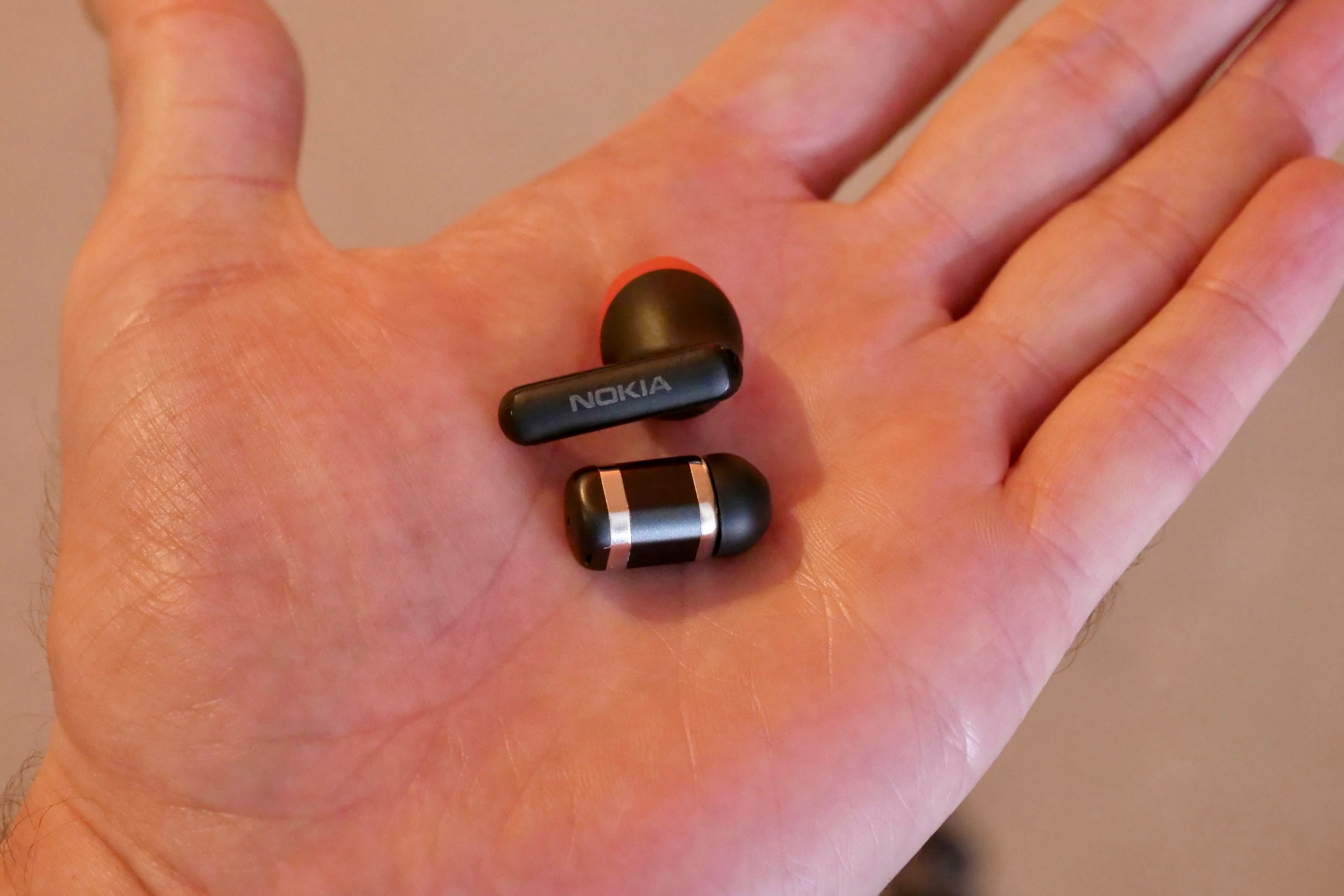 The earbuds from the Nokia 5710 XpressAudio and Huawei Watch Buds.