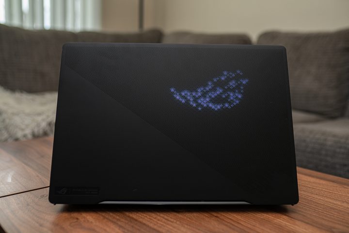 AniMe matrix on the Asus ROG Zephyrus M16.